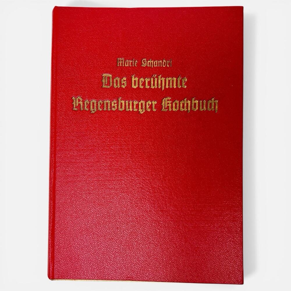 Marie Schandri Cookbook 1958 German Language Regensburger Kochbuch Hardcover Vtg